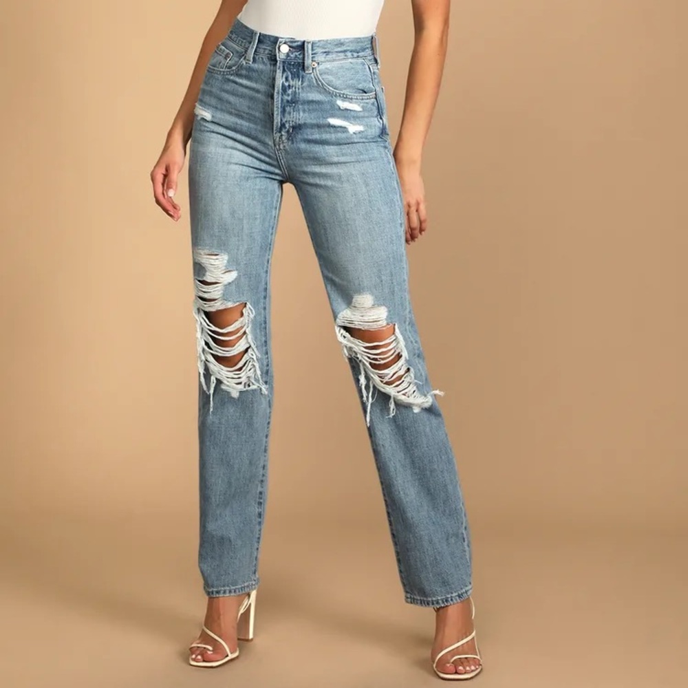 Pistola Distressed Boyfriend Jeans